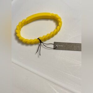 Marc Jacobs Yellow Braided Bracelet NWT